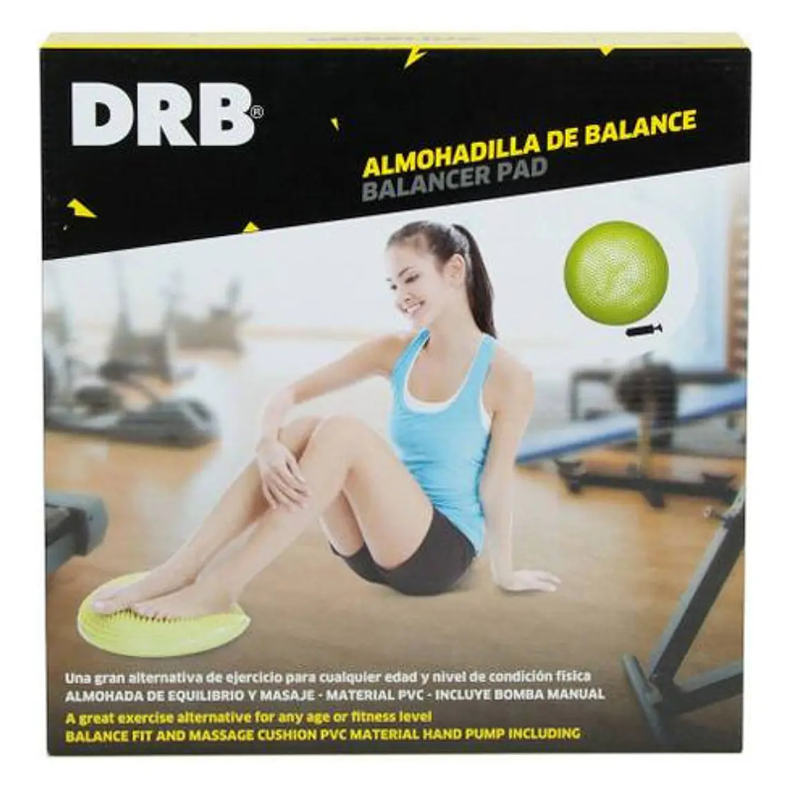 Bosu Almohadilla De Balance Con Bombín Equilibrio Pilates 2