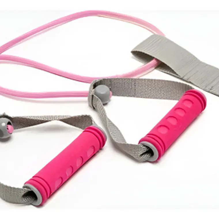 Tubo Elástico De Resistencia Everlast Color Rosa 1