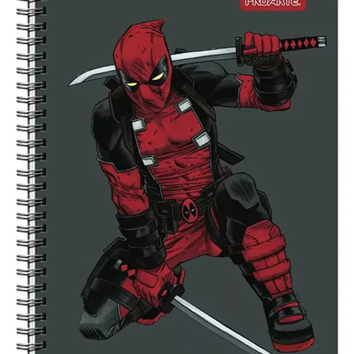 Cuaderno Universitario 7 Mm Matematicas Proarte Deadpool 2