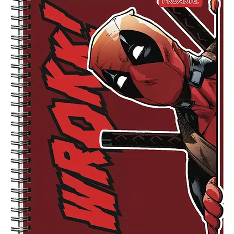 Cuaderno Universitario 7 Mm Matematicas Proarte Deadpool 6