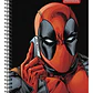 Cuaderno Universitario 7 Mm Matematicas Proarte Deadpool - Miniatura 8