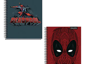 Pack De 2 Cuaderno Universitario Matemáticas Deadpool