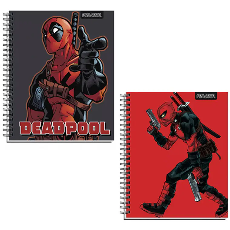 Pack De 2 Cuaderno Universitario Matemáticas Deadpool 4