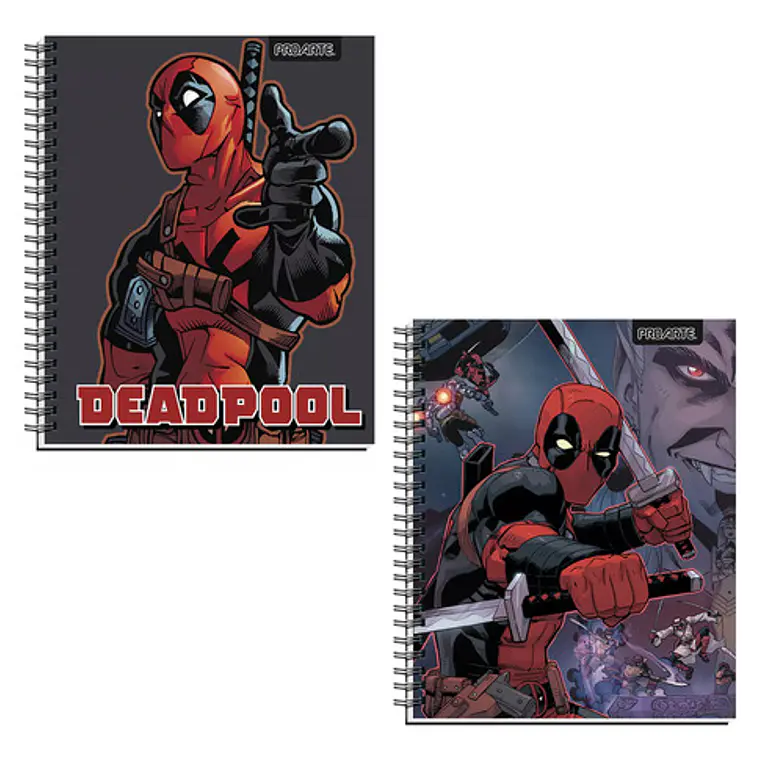 Pack De 2 Cuaderno Universitario Matemáticas Deadpool 7