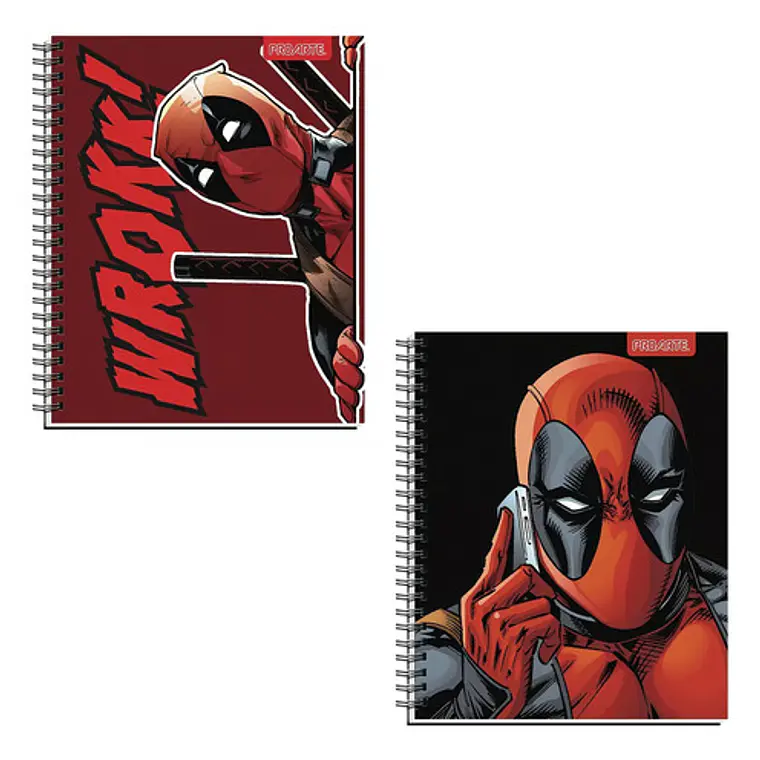 Pack De 2 Cuaderno Universitario Matemáticas Deadpool 22