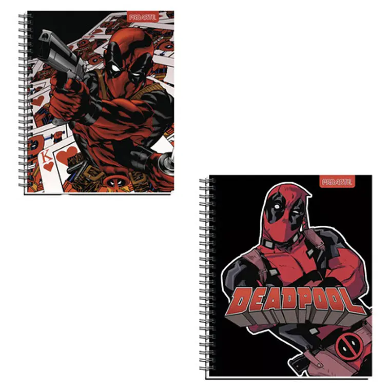 Pack De 2 Cuaderno Universitario Matemáticas Deadpool 25