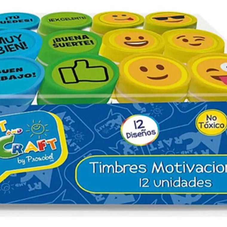 Timbres Motivacionales 12 Diseños Art&craft 2