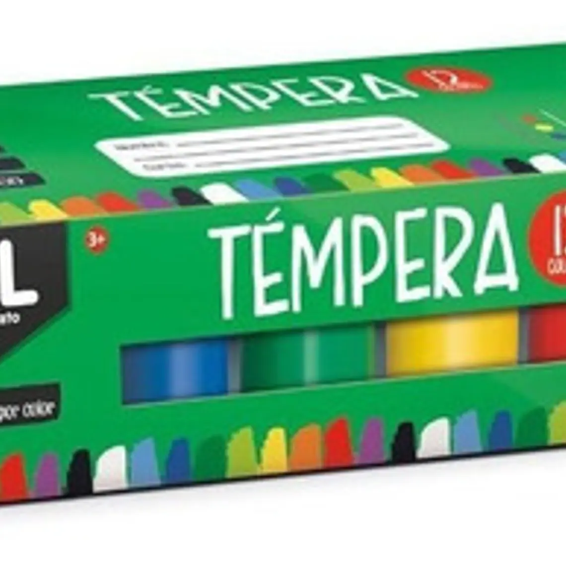 Tempera 12 Colores Xl Torre Imagia 1