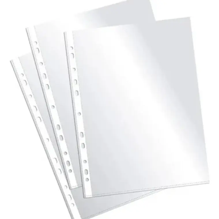 Fundas Protectoras Plasticas Transparente Oficio 100 Un Adix 2