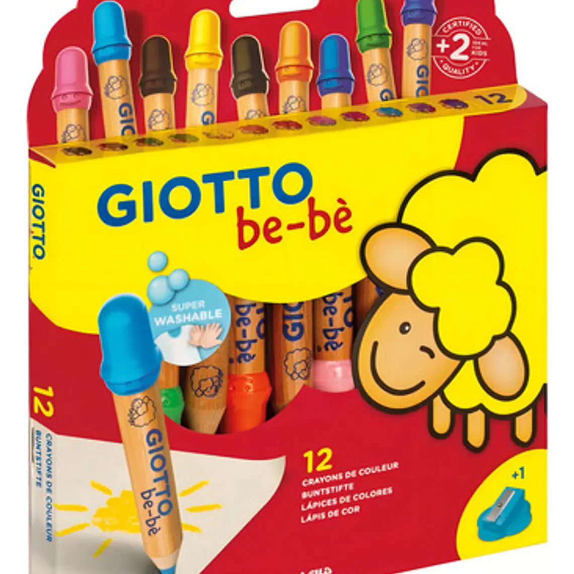 Lápices Giotto Bebé 12 Colores 1