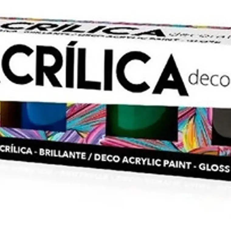 Estuche Pintura Acrílica Decorativa 6 Colores 15ml. Artel 1