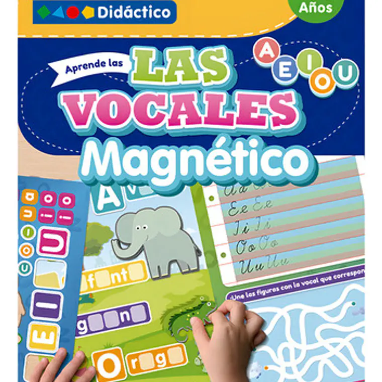 Aprende Las Vocales Laminas Magneticas Adetec 1