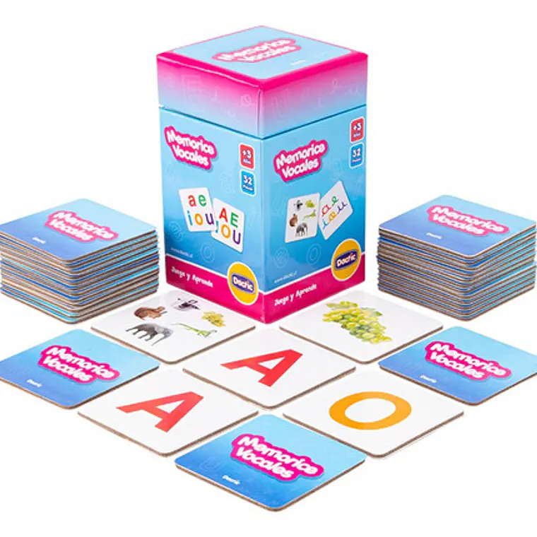 Memorice Vocales Dactic 32 Piezas 1