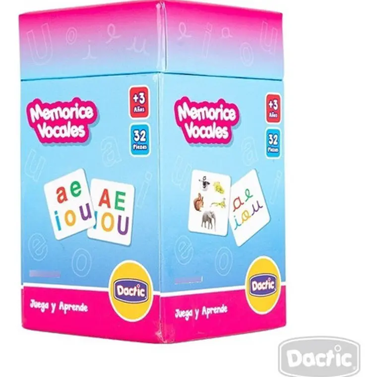 Memorice Vocales Dactic 32 Piezas 3