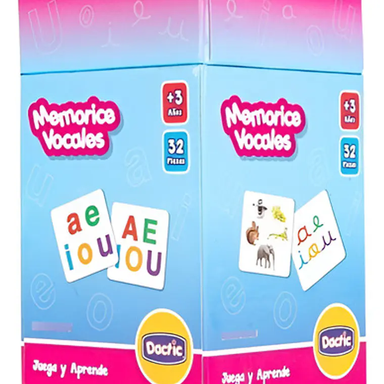 Memorice Vocales Dactic 32 Piezas 4