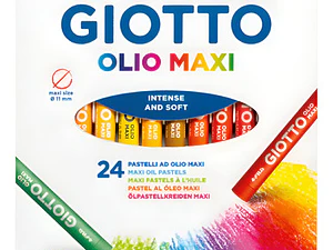 Giotto Crayon Olio 24 Colores Multicolor