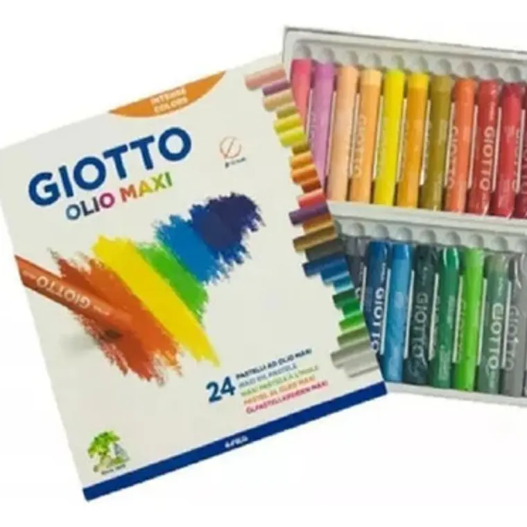 Giotto Crayon Olio 24 Colores Multicolor 2