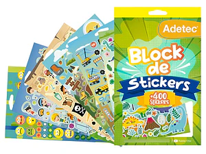 Block 400 Stickers Adetec Diseños A Eleccion