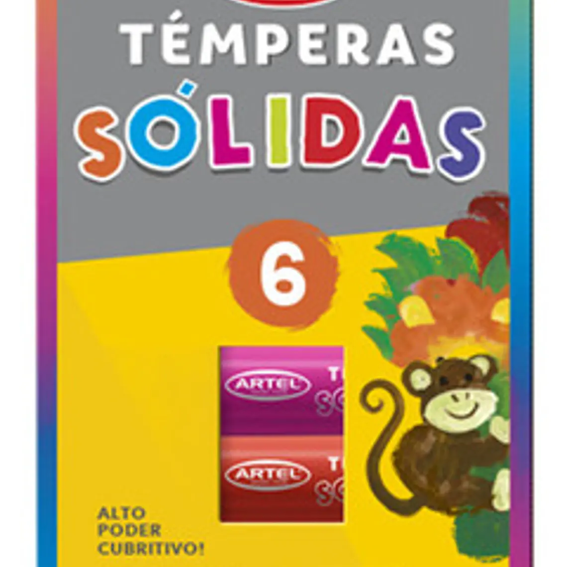 Témpera Sólida 6 Colores Artel 1