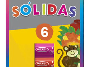 Témpera Sólida 6 Colores Artel