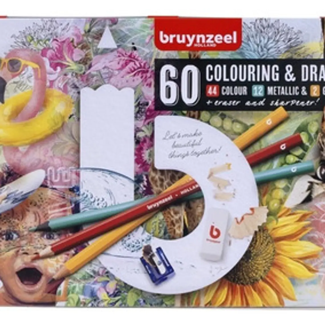 Lápices De Color Bruynzeel Set 60 Piezas 1