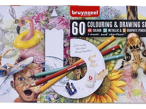 Lápices De Color Bruynzeel Set 60 Piezas