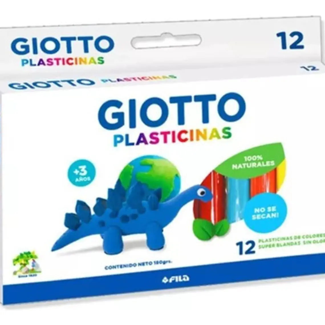 Giotto Plastilinas Plasticinas 12 Colores 1