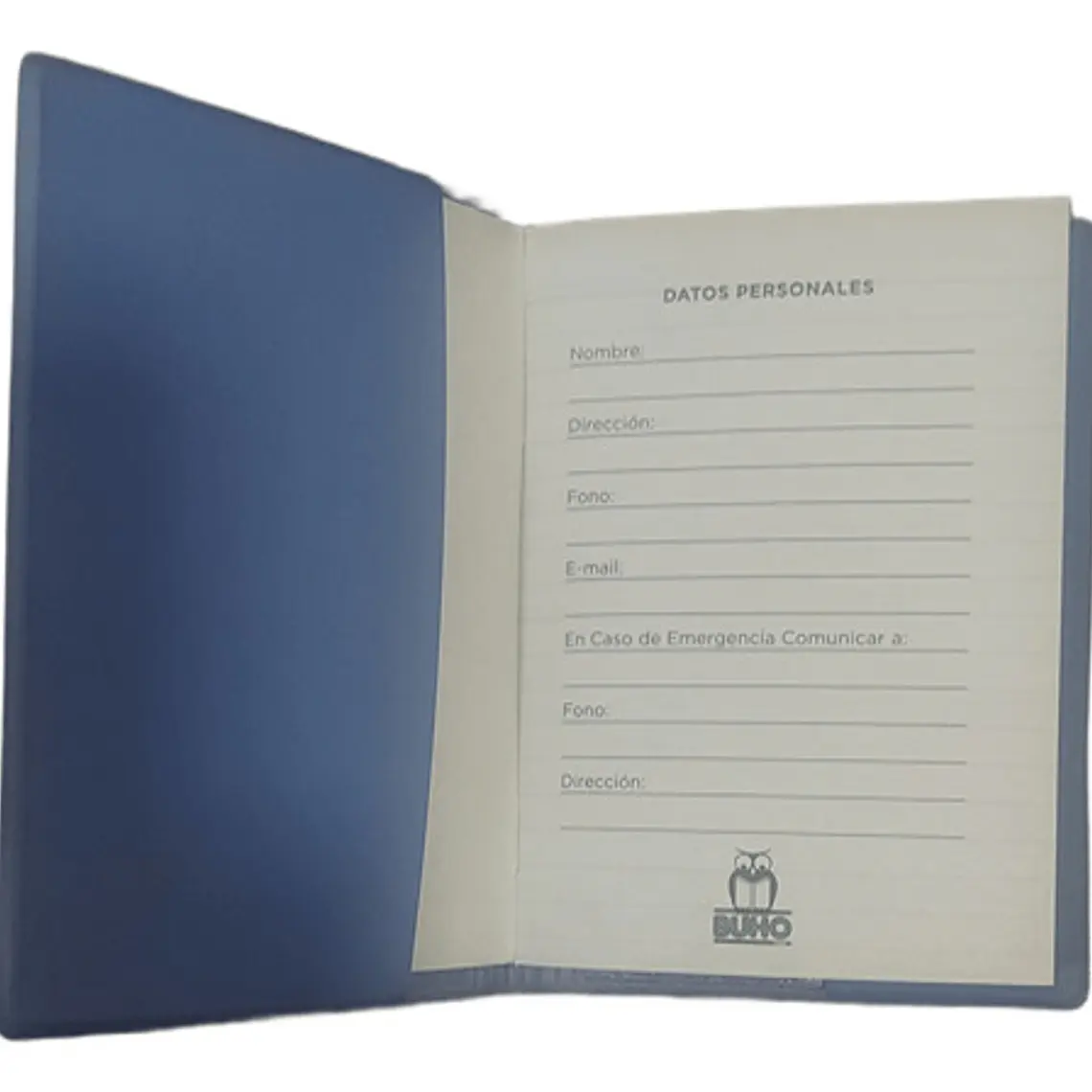 Libreta De Bolsillo Buho 48 Hjs Colores A Eleccion 2