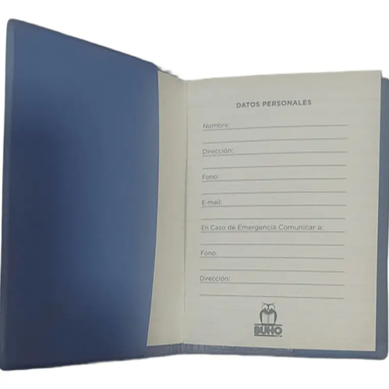 Libreta De Bolsillo Buho 48 Hjs Colores A Eleccion 2