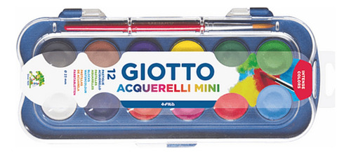 Cuarela De 12 Colores Mini Giotto
