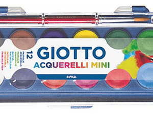 Cuarela De 12 Colores Mini Giotto