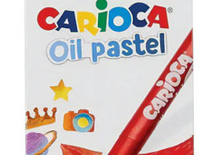Crayones Pastel Oleo Carioca Oil Pastel X12 Cilíndricos No Tóxicos Italia