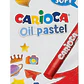 Crayones Pastel Oleo Carioca Oil Pastel X12 Cilíndricos No Tóxicos Italia - Miniatura 1