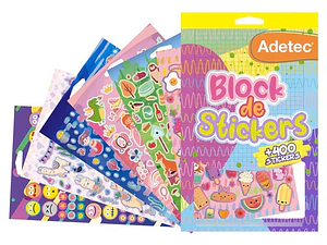 Block 400 Stickers Adetec Diseños A Eleccion