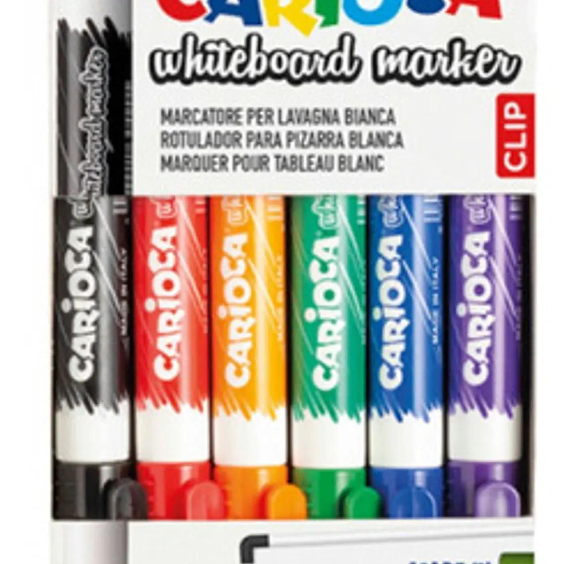 Marcadores Borrables 4,5 Mm Para Pizarra 6 Colores Carioca 1