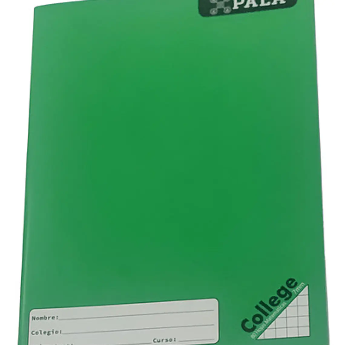 Cuaderno College Matemáticas 7mm 80 Hojas Pala 1