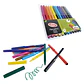 Set 12 Lápices Marcadores Finos Colores Adix - Miniatura 1
