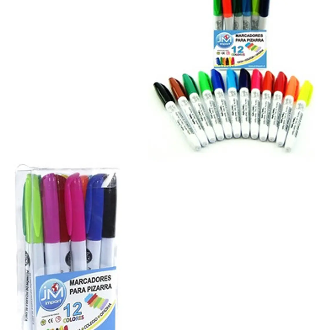 Marcadores Para Pizarra 12 Colores 1