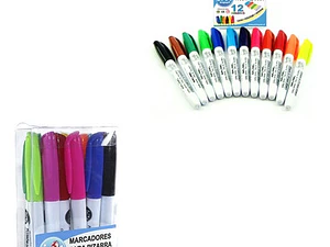 Marcadores Para Pizarra 12 Colores