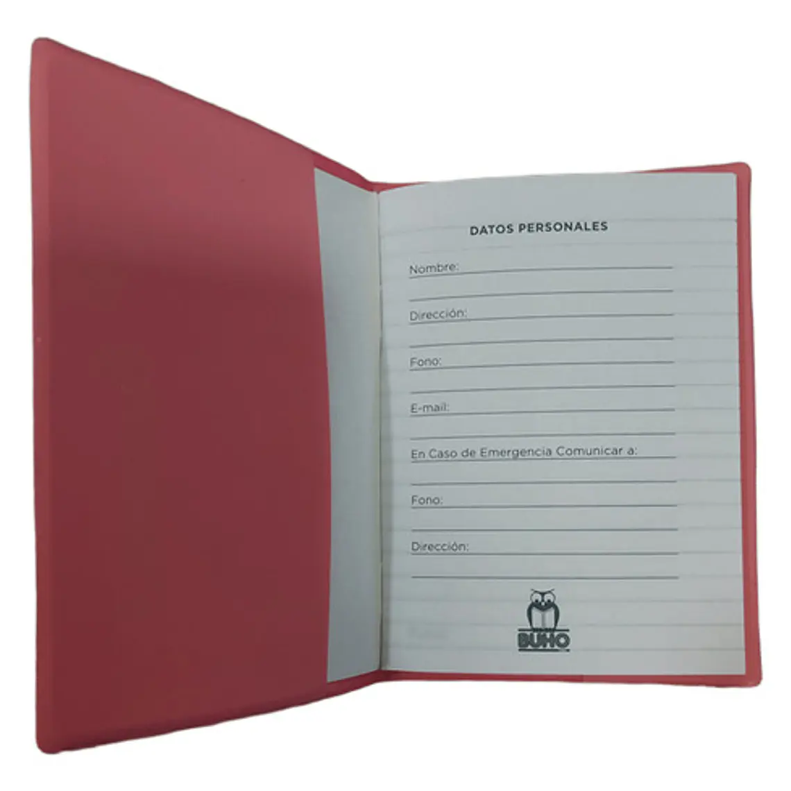 Libreta De Bolsillo Buho 48 Hjs Colores A Eleccion 2