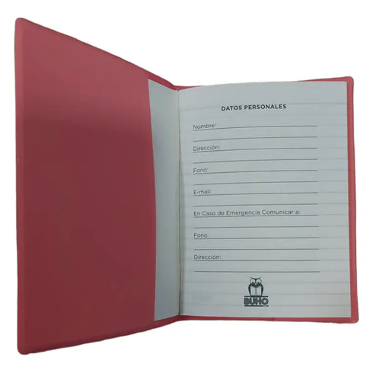 Libreta De Bolsillo Buho 48 Hjs Colores A Eleccion 2