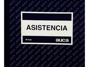 Libro De Asistencia 26 Hojas Color Azul