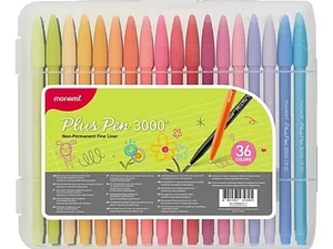 36 Rotuladores Monami Plus Pen 3000