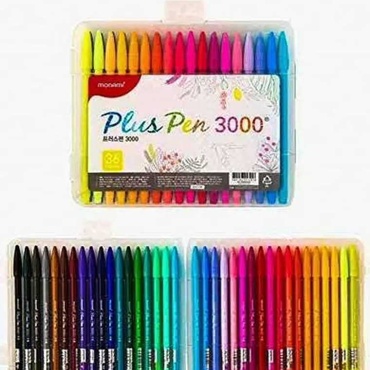 36 Rotuladores Monami Plus Pen 3000 2