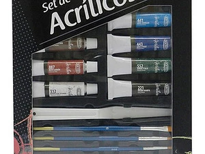Set De Pintura Acrílica 20 Piezas Artel