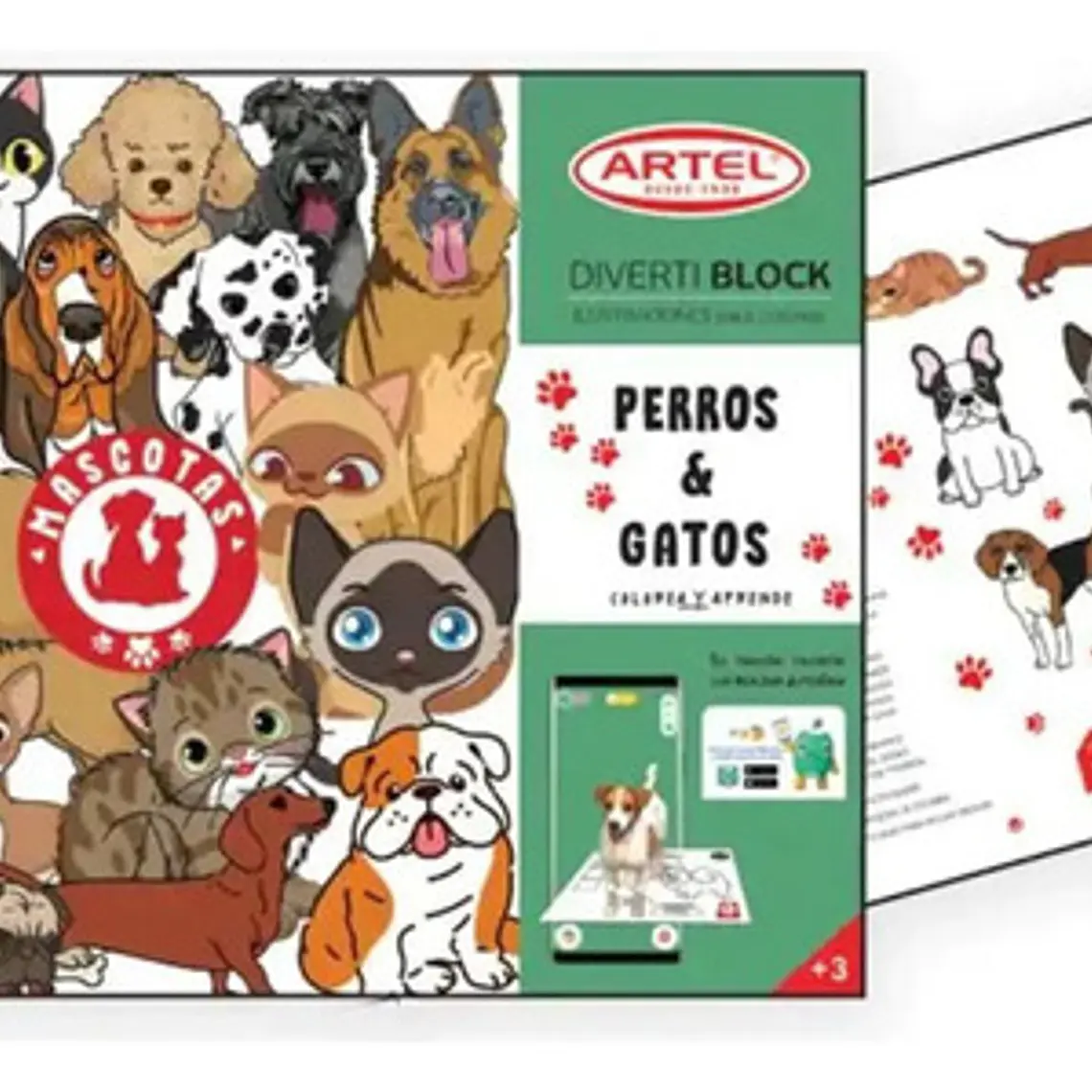 Block Artel Divertiblock Realidad Aumentad Mascotas 1