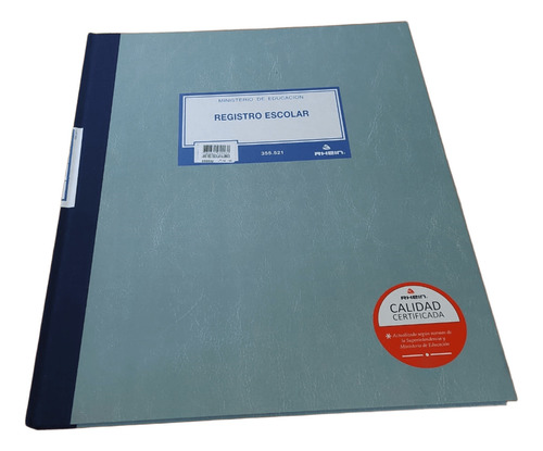 Libro Registro Escolar Rhein