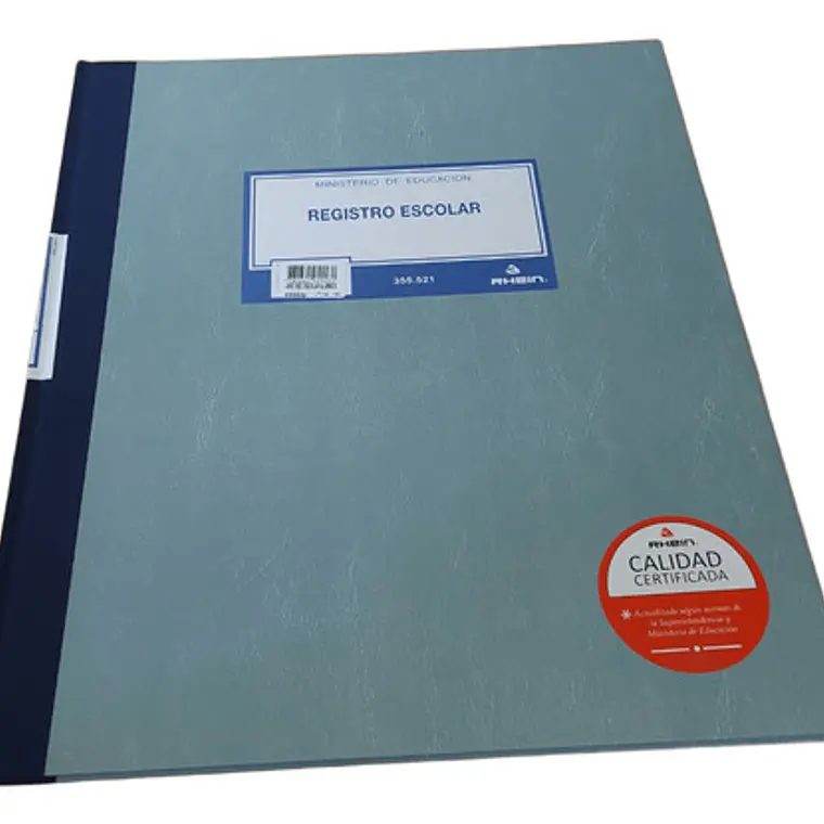 Libro Registro Escolar Rhein 1