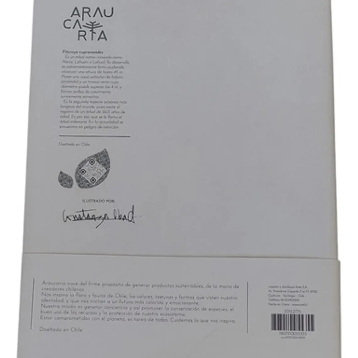 Libreta Artel Alerce Araucania 80 Hojas Líneas 21x14.8 Cm 2