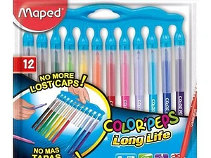 Maped Marcadores Peps Long Life 12 Unid Lavables